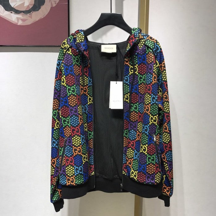 Gucci GG Psychedelic Print Nylon Jacket