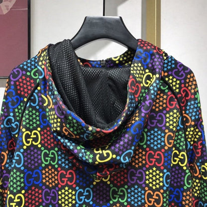 Gucci GG Psychedelic Print Nylon Jacket