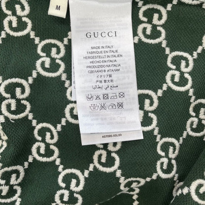 Gucci GG Stretch Cotton Polo Dark Green