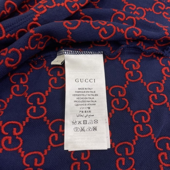 Gucci GG Stretch Cotton Polo Red