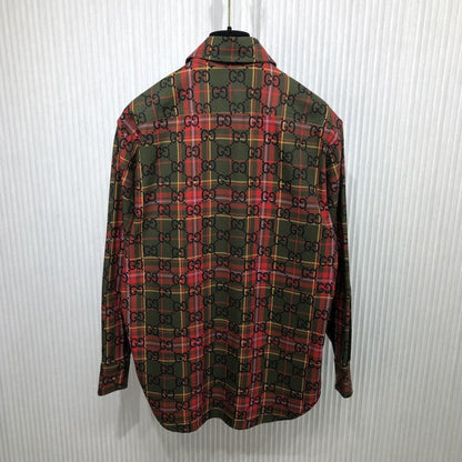 Gucci GG tartan wool shirt أ½721464