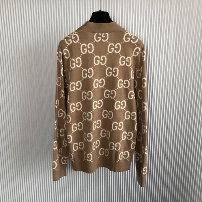 Gucci GG wool cardigan beige