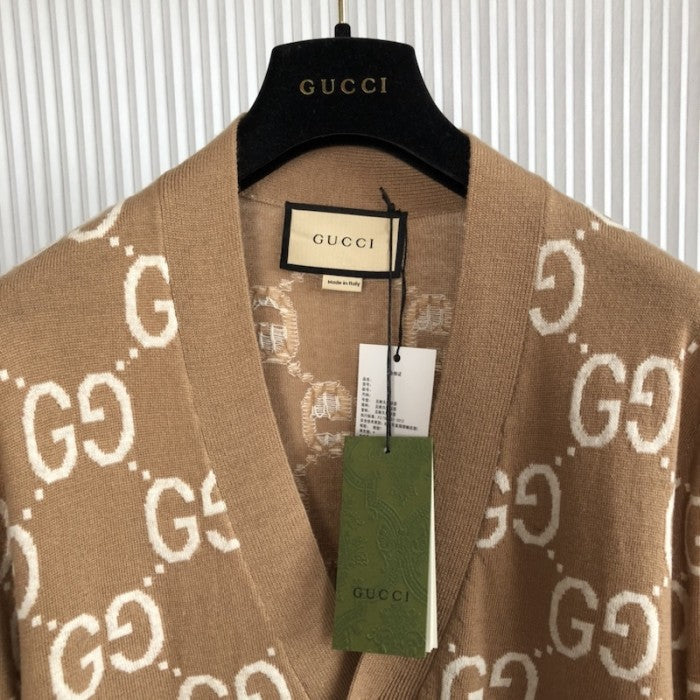 Gucci GG wool cardigan beige