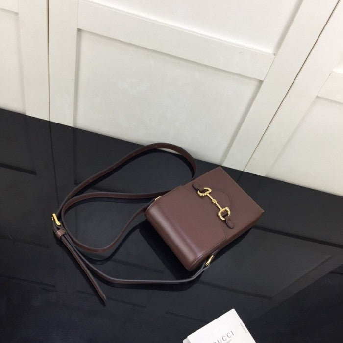 Gucci Horsebit 1955 mini bag brown