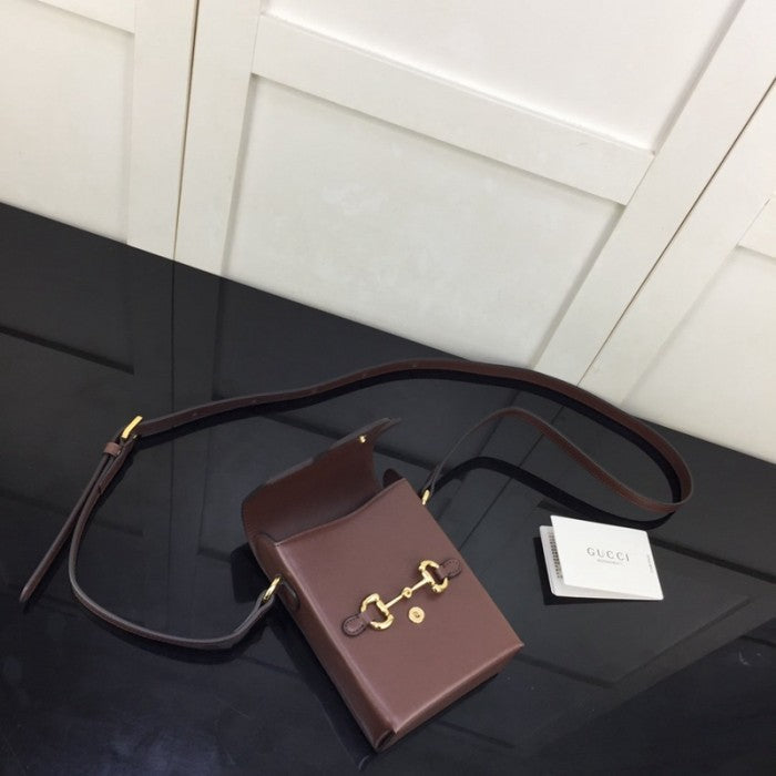 Gucci Horsebit 1955 mini bag brown