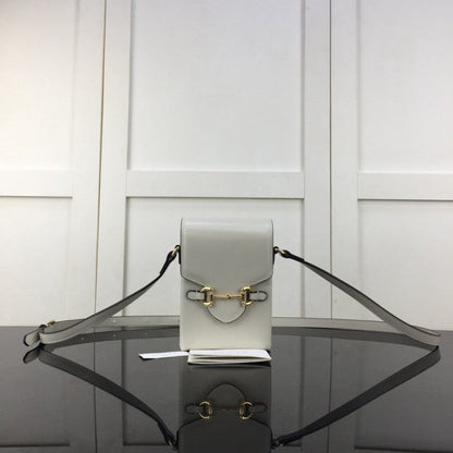 Gucci Horsebit 1955 mini bag white