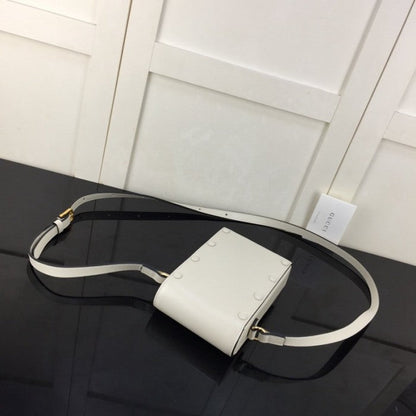 Gucci Horsebit 1955 mini bag white