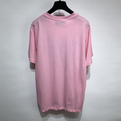 Gucci Interlocking G heart T-Shirt Pink