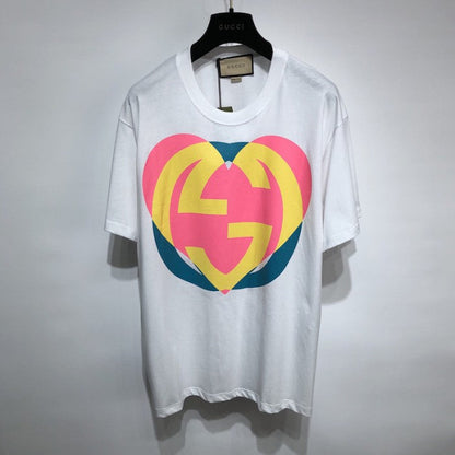 Gucci Interlocking G heart T-Shirt White