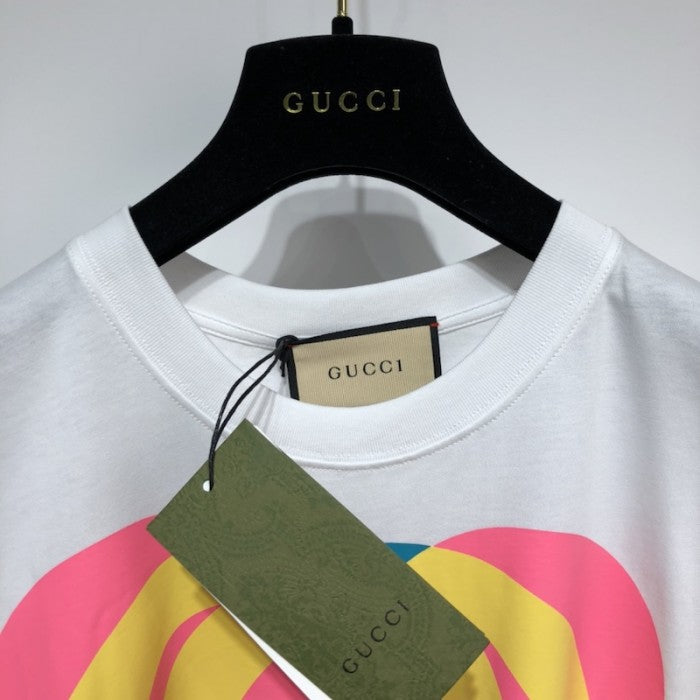 Gucci Interlocking G heart T-Shirt White