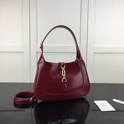 Gucci Jackie 1961 small hobo bag burgundy ý636709