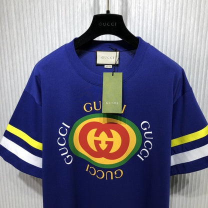 Gucci Cotton jersey T-shirt Blue 616036