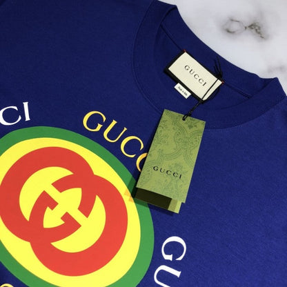 Gucci Cotton jersey T-shirt Blue 616036