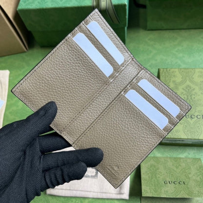 Gucci Jumbo GG card case Taupe ý739478