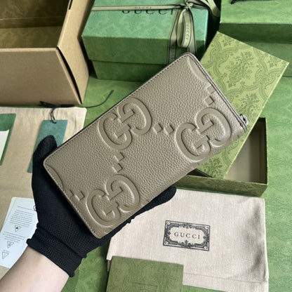 Gucci Jumbo GG continental wallet Taupe ý739484