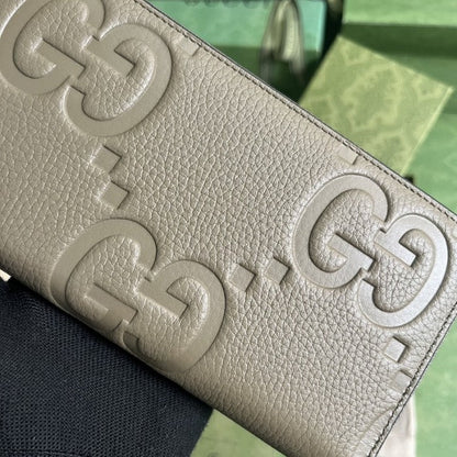 Gucci Jumbo GG continental wallet Taupe ý739484