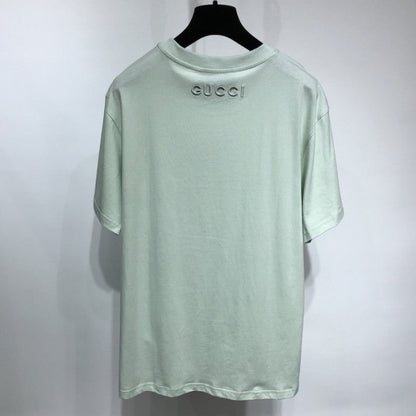 Gucci Ken Scott print cotton T-shirt Green