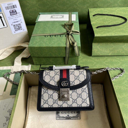 Gucci Ophidia GG mini shoulder bag ý696180 Blue