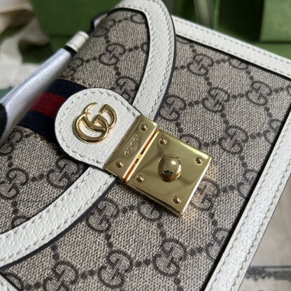 Gucci Ophidia GG mini shoulder bag ý696180 White