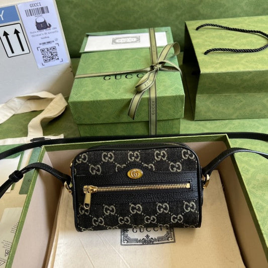 Gucci Ophidia GG mini bag ý517350 Black