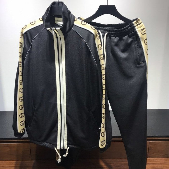 Gucci Oversize Technical Jersey Tracksuit Black