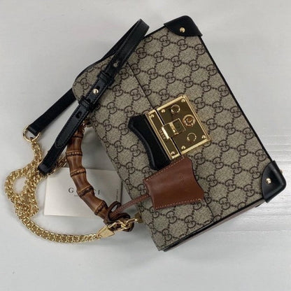 Gucci Padlock GG small Bamboo Shoulder Bag ý603221