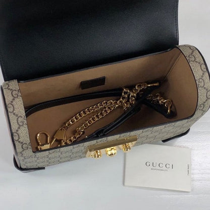 Gucci Padlock GG small Bamboo Shoulder Bag ý603221