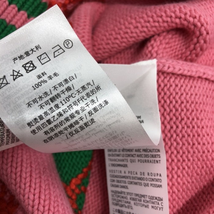 Gucci Pineapple cotton sweater Pink