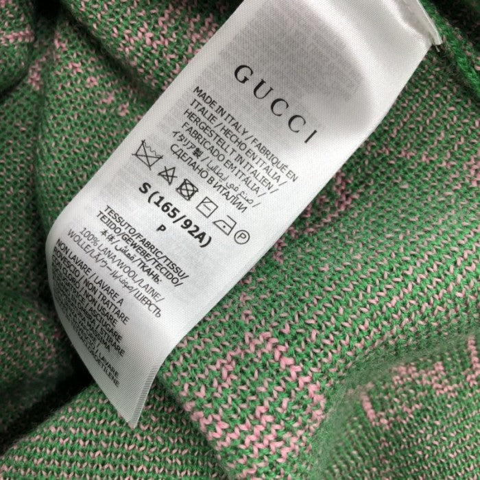 Gucci Pineapple GG jacquard sweater Green