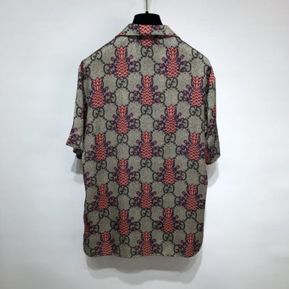 Gucci Pineapple GG print bowling shirt أ½669202