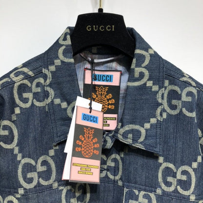 Gucci Pineapple jacket Blue أ½674338