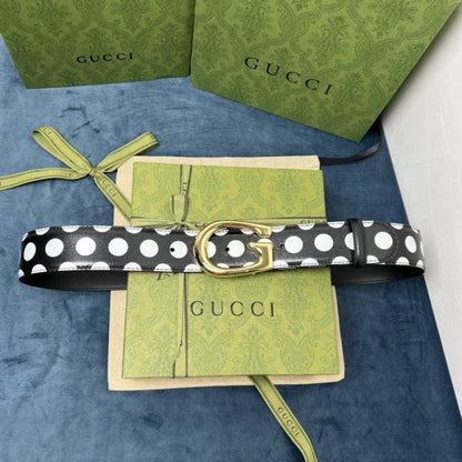 Gucci Polka-dot belt with G buckle ý709954