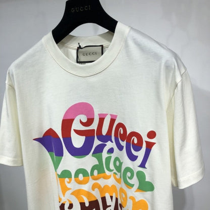 Gucci Prodige d'Amour' print T-shirt White