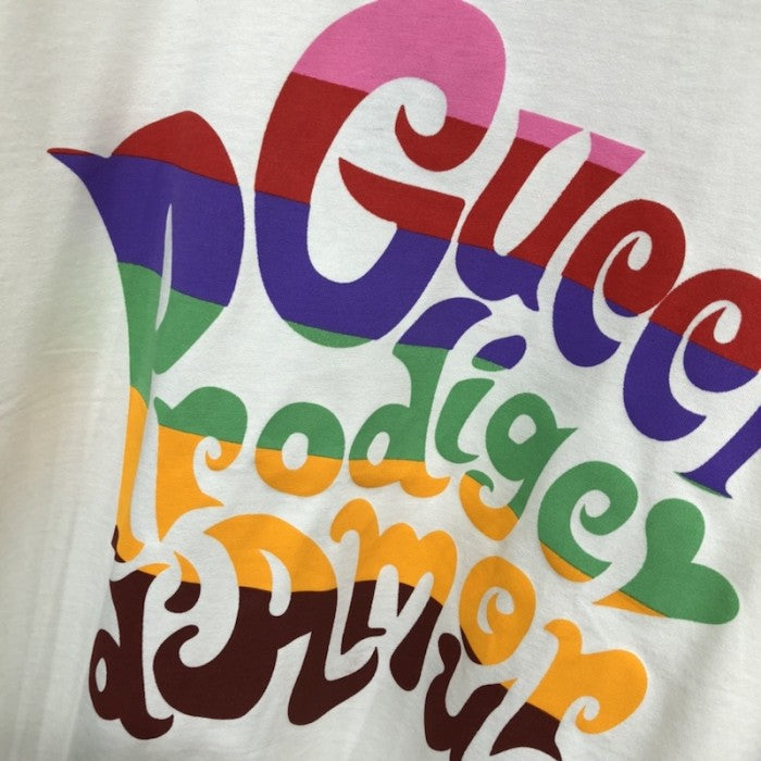 Gucci Prodige d'Amour' print T-shirt White