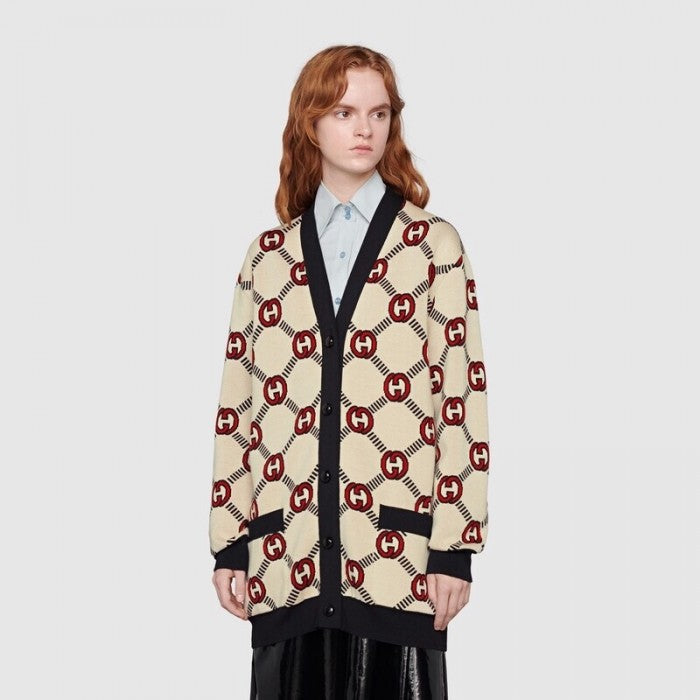 Gucci Reversible Interlocking G wool cardigan أ½678308