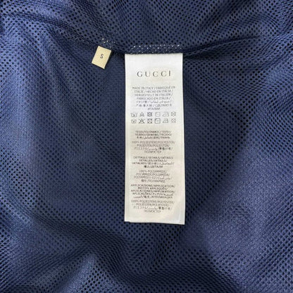 Gucci Shiny jersey jacket with Web 655341