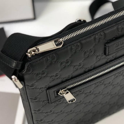 Gucci Signature messenger black bag ý406410