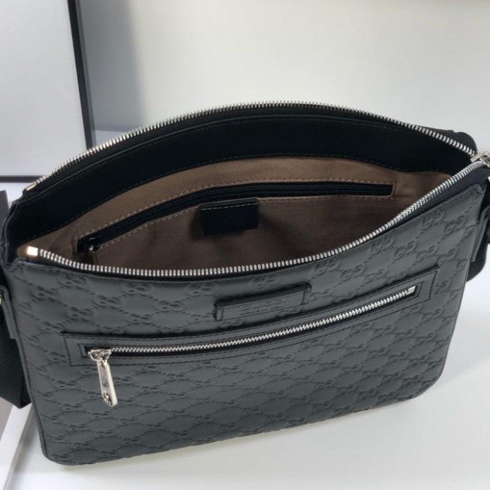 Gucci Signature messenger black bag ý406410