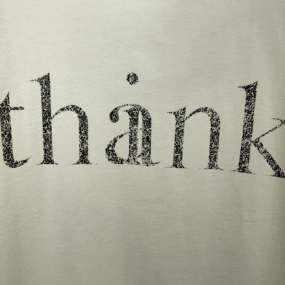 Gucci 'think/thank' print oversize t shirt