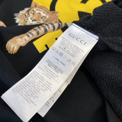 Gucci Tiger cotton sweatshirt Black