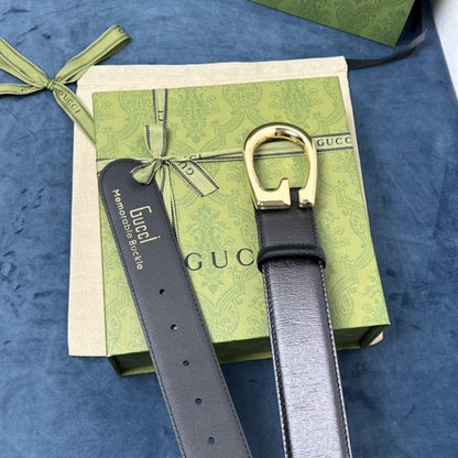 Gucci Two-tone belt with G buckle ý709954