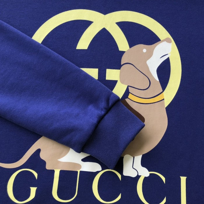 'Gucci Woof Woof' print sweatshirt أ½717427