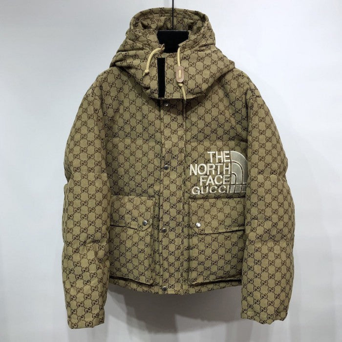 Gucci x The North Face Print Jacket Beige