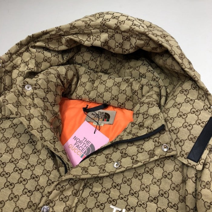 Gucci x The North Face Print Jacket Beige