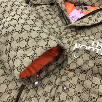 Gucci x The North Face Print Jacket Beige