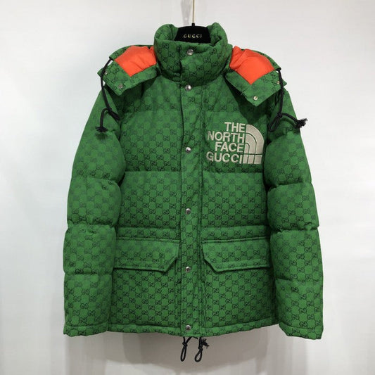 Gucci x The North Face Print Jacket Green