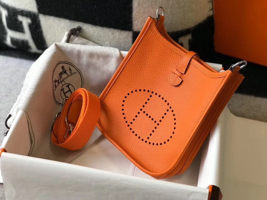 Hermes Evelyne III TPM Mini Bag In Clemence Leather