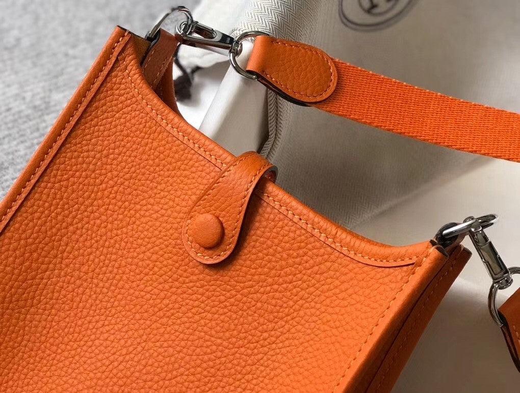 Hermes Evelyne III TPM Mini Bag In Clemence Leather