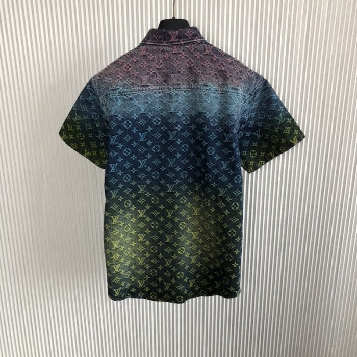 Louis Vuitton Monogram Gradient Denim Shirt