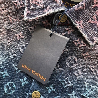 Louis Vuitton Monogram Gradient Denim Shirt